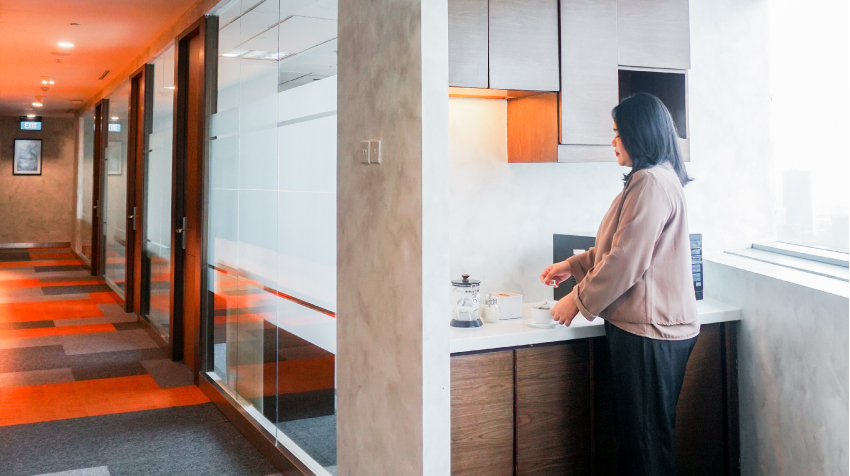 Gourmet Coffee & Snack Area